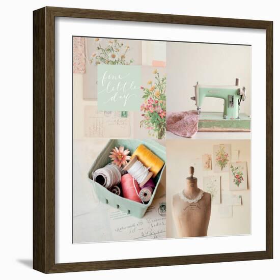 Fine Little Day for Sewing-Mandy Lynne Photography-Framed Art Print