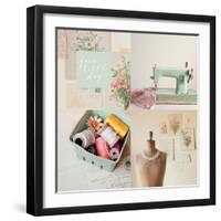 Fine Little Day for Sewing-Mandy Lynne Photography-Framed Art Print