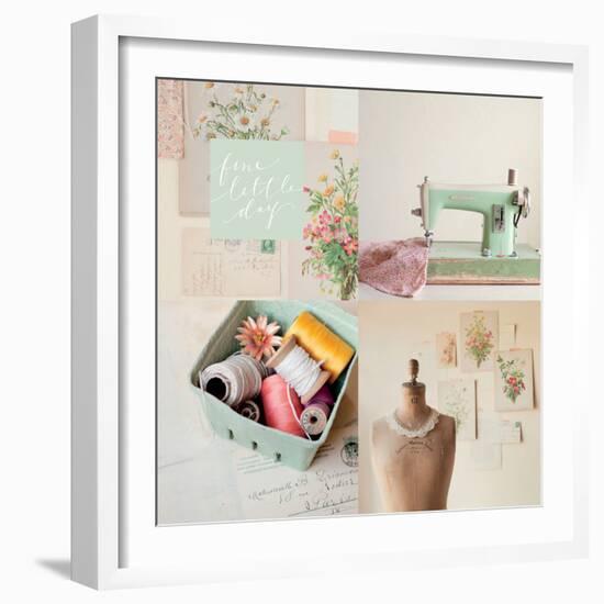 Fine Little Day for Sewing-Mandy Lynne Photography-Framed Art Print