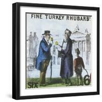 Fine Turkey Rhubarb!, Cries of London, C1840-TH Jones-Framed Giclee Print