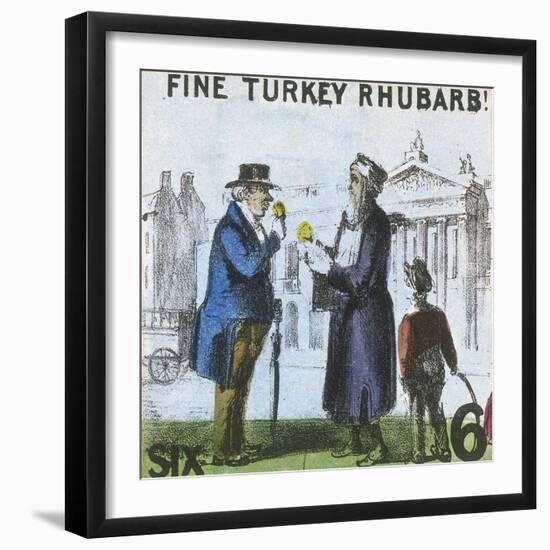 Fine Turkey Rhubarb!, Cries of London, C1840-TH Jones-Framed Giclee Print