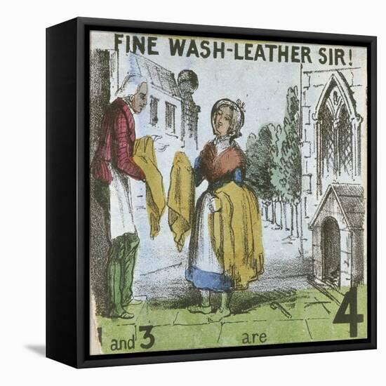 Fine Wash-Leather Sir!, Cries of London, C1840-TH Jones-Framed Stretched Canvas