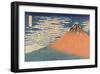 Fine Wind, Clear Morning (Gaifu Kaisei), 1832-Katsushika Hokusai-Framed Art Print