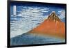 Fine Wind, Clear Morning (Gaifu Kaisei)-Katsushika Hokusai-Framed Giclee Print