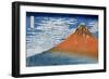 Fine Wind, Clear Morning (Gaifu Kaisei)-Katsushika Hokusai-Framed Giclee Print