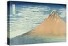 Fine Wind, Clear Morning-Katsushika Hokusai-Stretched Canvas