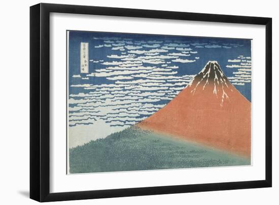 Fine Wind, Clear Weather, 1831-1834-Katsushika Hokusai-Framed Giclee Print