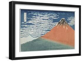 Fine Wind, Clear Weather, 1831-1834-Katsushika Hokusai-Framed Giclee Print