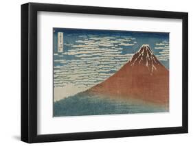 Fine Wind, Clear Weather-Katsushika Hokusai-Framed Art Print