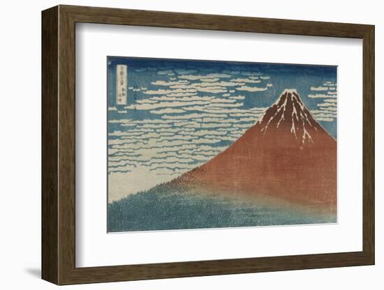 Fine Wind, Clear Weather-Katsushika Hokusai-Framed Art Print