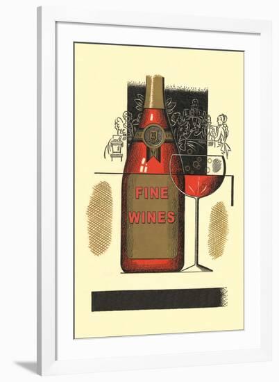 Fine Wines Poster-null-Framed Art Print