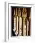 Finely Carved Capitals in the Cloisters, Iona Abbey, Isle of Iona, Scotland, United Kingdom, Europe-Patrick Dieudonne-Framed Photographic Print