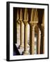 Finely Carved Capitals in the Cloisters, Iona Abbey, Isle of Iona, Scotland, United Kingdom, Europe-Patrick Dieudonne-Framed Photographic Print