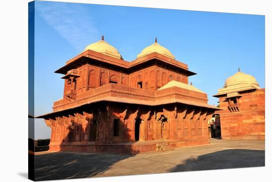 Finely Sculpted Palace Dating from the 16th Century-Godong-Stretched Canvas