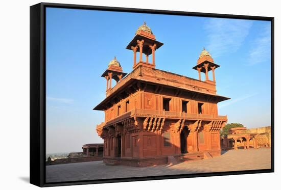 Finely Sculpted Palace Dating from the 16th Century-Godong-Framed Stretched Canvas