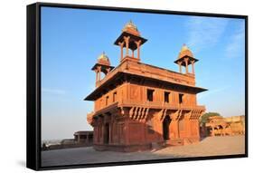 Finely Sculpted Palace Dating from the 16th Century-Godong-Framed Stretched Canvas