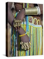 Finery of a Datoga Woman, Tanzania-Nigel Pavitt-Stretched Canvas