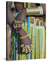 Finery of a Datoga Woman, Tanzania-Nigel Pavitt-Stretched Canvas