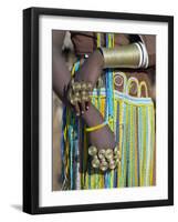 Finery of a Datoga Woman, Tanzania-Nigel Pavitt-Framed Photographic Print