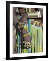 Finery of a Datoga Woman, Tanzania-Nigel Pavitt-Framed Photographic Print