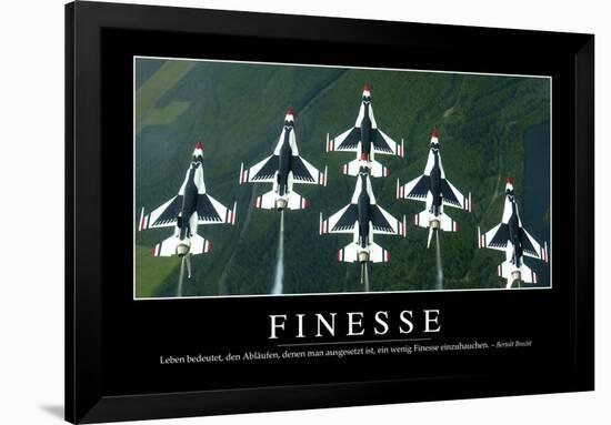 Finesse: Motivationsposter Mit Inspirierendem Zitat-null-Framed Photographic Print