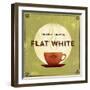 Finest Coffee - Flat White-Hens Teeth-Framed Giclee Print