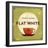 Finest Coffee - Flat White-Hens Teeth-Framed Giclee Print