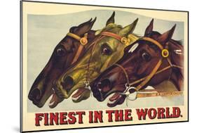 Finest in the World-Currier & Ives-Mounted Art Print