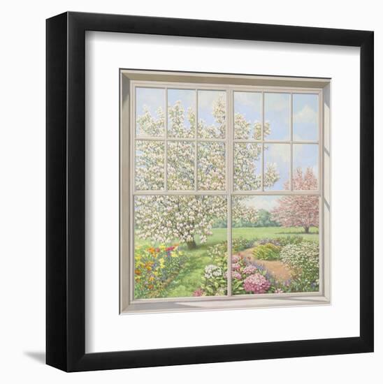 Finestra sul giardino-Andrea Del Missier-Framed Art Print