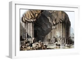 Fingal's Cave, 1849-null-Framed Giclee Print