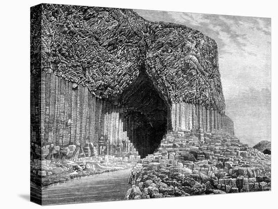 Fingal's Cave, Island of Staffa, Scotland, 19th Century-Frederic Sorrieu-Stretched Canvas