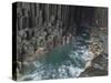 Fingal's Cave, Isle of Staffa, Inner Hebrides, Scotland, United Kingdom, Europe-Mark Harding-Stretched Canvas