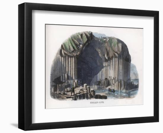 Fingal's Cave Staffa Hebrides Scotland-J.w. Whimper-Framed Art Print