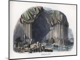 Fingal's Cave Staffa Hebrides Scotland-J.w. Whimper-Mounted Art Print