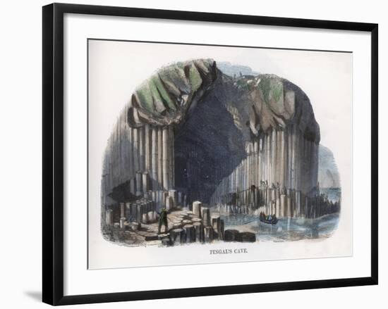 Fingal's Cave Staffa Hebrides Scotland-J.w. Whimper-Framed Art Print