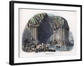 Fingal's Cave Staffa Hebrides Scotland-J.w. Whimper-Framed Art Print