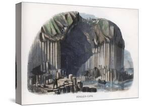 Fingal's Cave Staffa Hebrides Scotland-J.w. Whimper-Stretched Canvas
