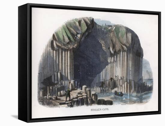 Fingal's Cave Staffa Hebrides Scotland-J.w. Whimper-Framed Stretched Canvas