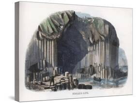 Fingal's Cave Staffa Hebrides Scotland-J.w. Whimper-Stretched Canvas