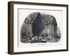 Fingal's Cave Staffa Hebrides Scotland-J.w. Whimper-Framed Art Print