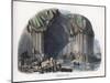 Fingal's Cave Staffa Hebrides Scotland-J.w. Whimper-Mounted Art Print