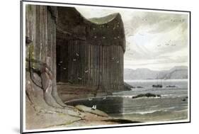 Fingal's Cave, Staffa, Outer Hebrides, Scotland. 1814-William Daniell-Mounted Giclee Print