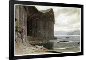 Fingal's Cave, Staffa, Outer Hebrides, Scotland. 1814-William Daniell-Framed Giclee Print