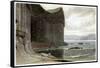 Fingal's Cave, Staffa, Outer Hebrides, Scotland. 1814-William Daniell-Framed Stretched Canvas