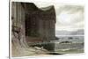 Fingal's Cave, Staffa, Outer Hebrides, Scotland. 1814-William Daniell-Stretched Canvas