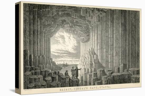 Fingal's Cave-W.M. Robertson-Stretched Canvas
