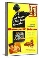 Finger Man-null-Framed Art Print