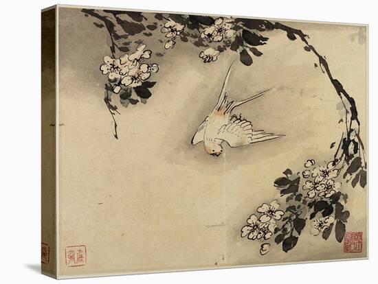 Finger Painting, from an Album of Ten, 1684-Gao Qipei-Stretched Canvas