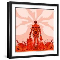 Finger Pointing-Teofilo Olivieri-Framed Giclee Print