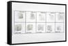 Fingerprint Record Card-Victor De Schwanberg-Framed Stretched Canvas